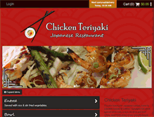 Tablet Screenshot of chickenteriyakidenver.com